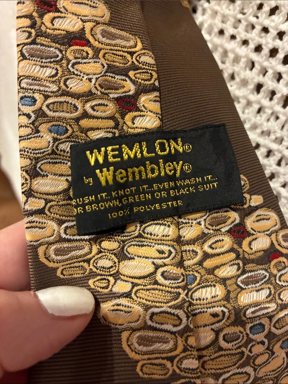 Super Cool Vintage Tie Wemlon by Wembly